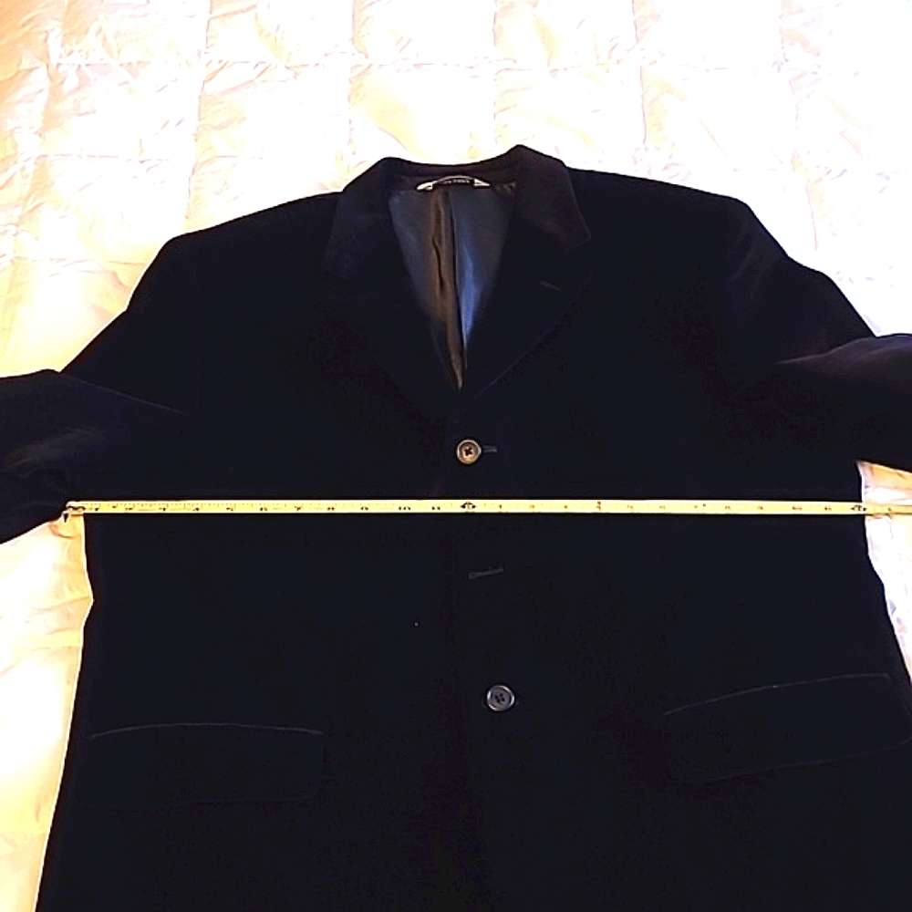 LINEA UMO black cotton velvet blazer - Picture 13 of 16